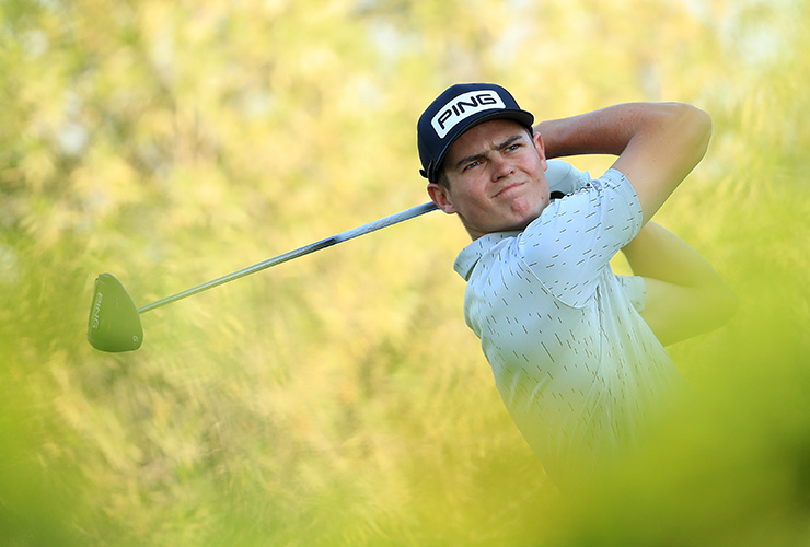Wilco Nienaber sets course record 60, to share lead in Al Ain