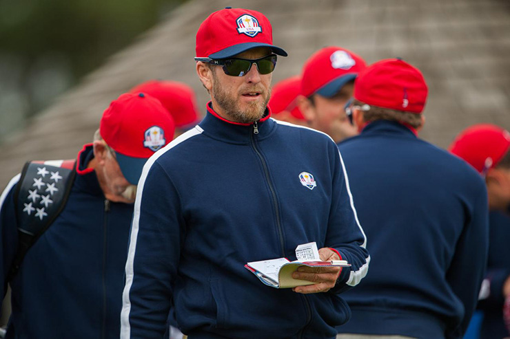 Caddie John Wood takes the ‘Bones’ route in moving from the bag to microphone