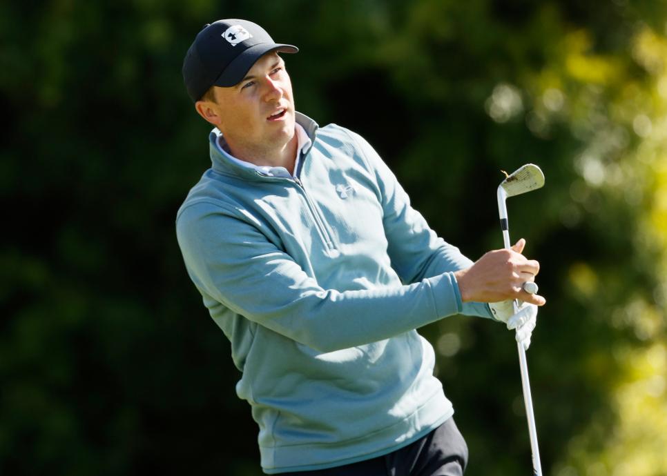Jordan Spieth provides more Saturday fireworks with (another) eagle hole out at Pebble Beach