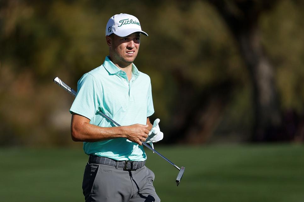 Justin Thomas plays final round of Waste Management Phoenix Open after learning of his grandfather’s death