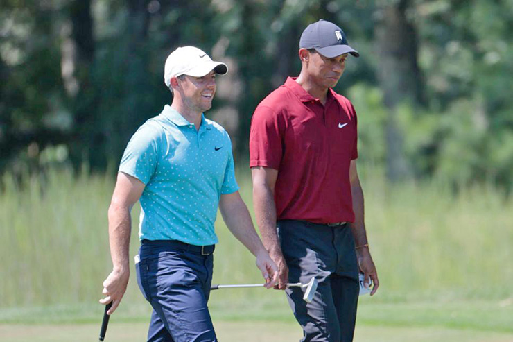 How can players stay focused after news of Tiger’s accident? By taking a lesson from Woods, of course