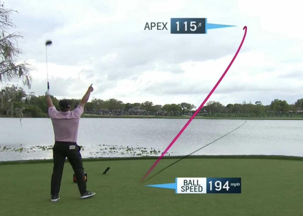Watch: Bryson DeChambeau (sort of) tries to drive green on par-5 6th at Arnold Palmer Invitational