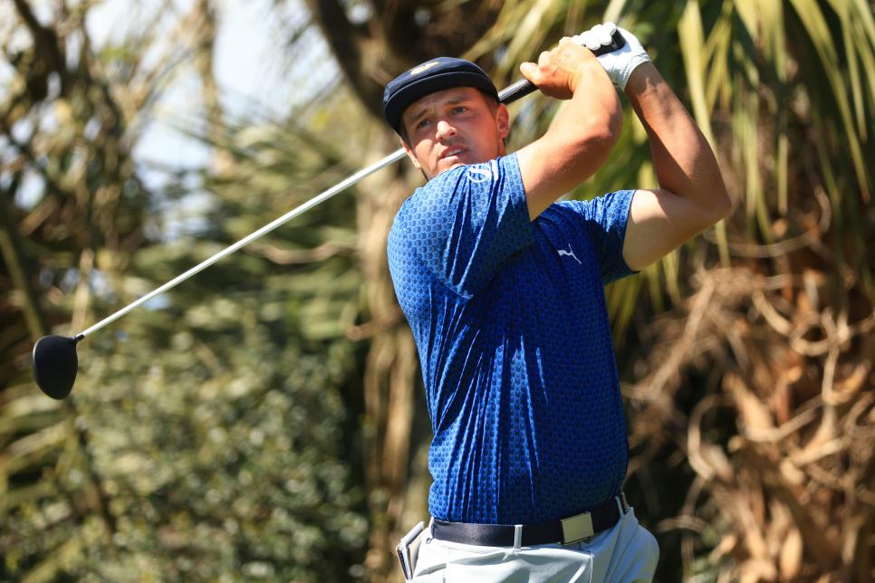 Bryson DeChambeau is contending despite driving it awfully, which is tough news for his competition