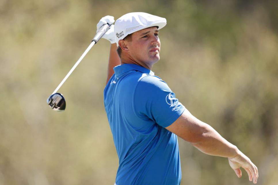 Bryson DeChambeau’s attempt to drive a green epically backfired