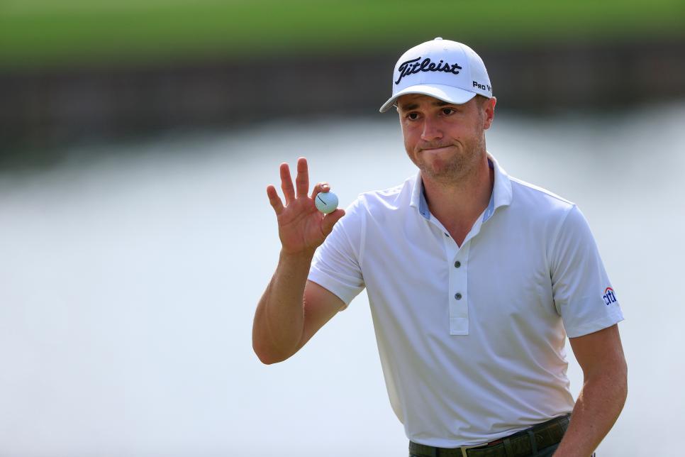 Justin Thomas torches TPC Sawgrass with a 64, says he’s having fun again