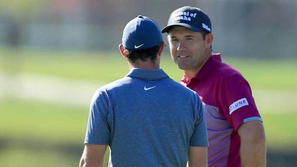 Padraig Harrington wishes he’d warned Rory McIlroy about chasing distance: ‘It’s a bit of a Pandora’s box’