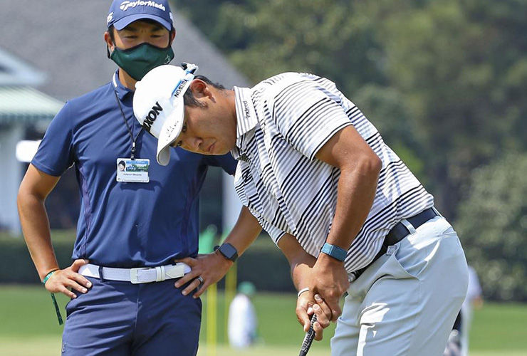 Hideki Matsuyama trusted an interesting putting drill before the final round