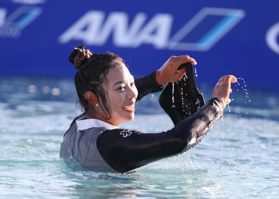 Patty Tavatanakit realises her dream (and a Snapchat) with her two-stroke victory