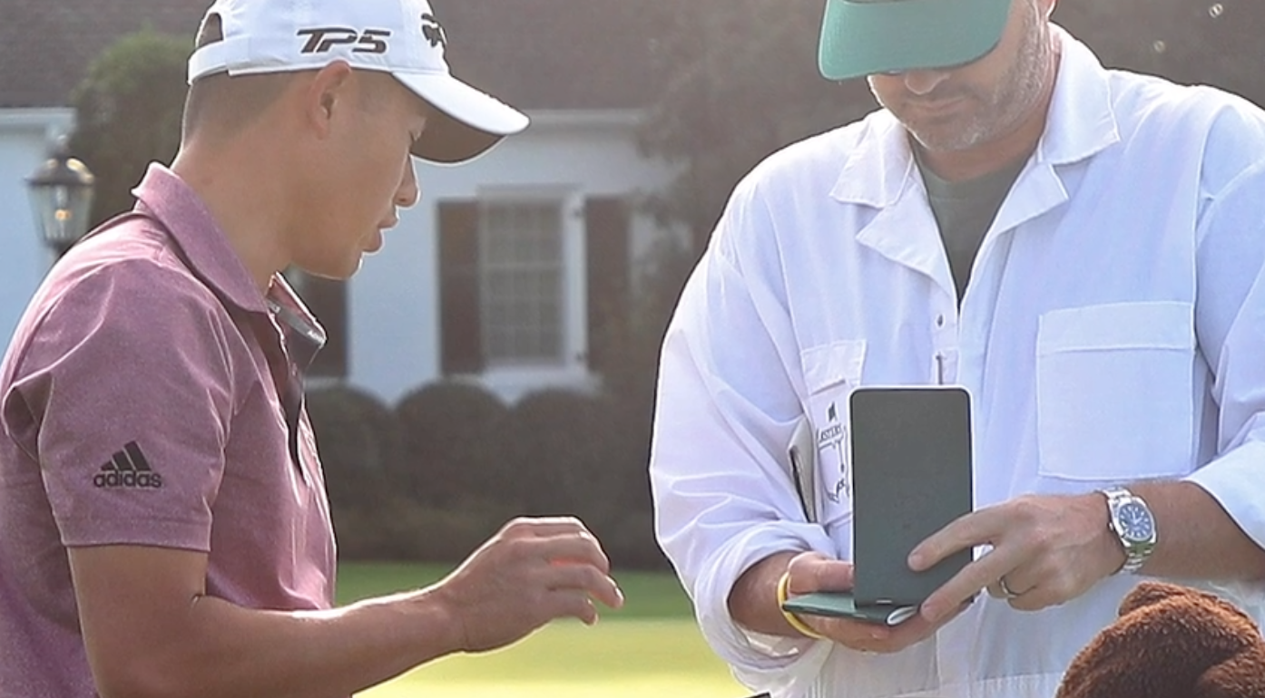 Collin Morikawa’s yardage book reveals the work pros put in to prep for Augusta National