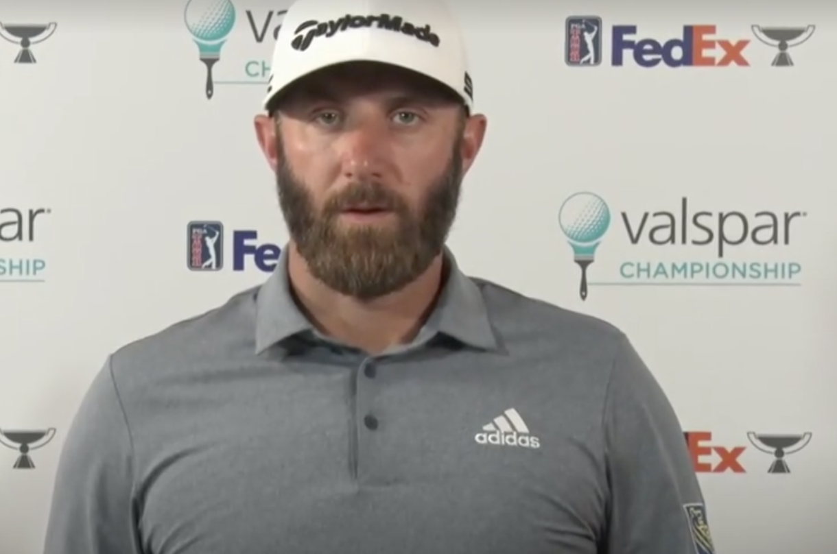 Dustin Johnson gave the most Dustin Johnson answer ever when asked where he keeps his PGA Tour trophies