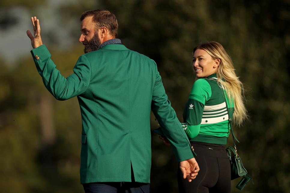 Dustin Johnson says no date set ‘yet’ for wedding with Paulina Gretzky