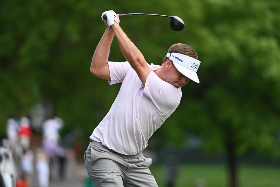 Keith Mitchell and his not-bent putter in the lead, Rory giving chase and Quail Hollow’s 18th hole remains a beast