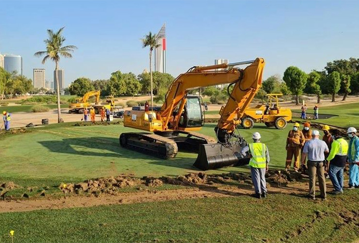 Majlis greens to grow up to 40% as USGA specification rebuild begins at Emirates Golf Club