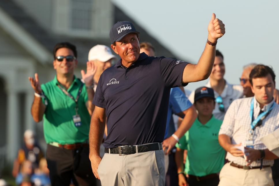 This tweet Phil Mickelson sent 12 days ago is downright eerie