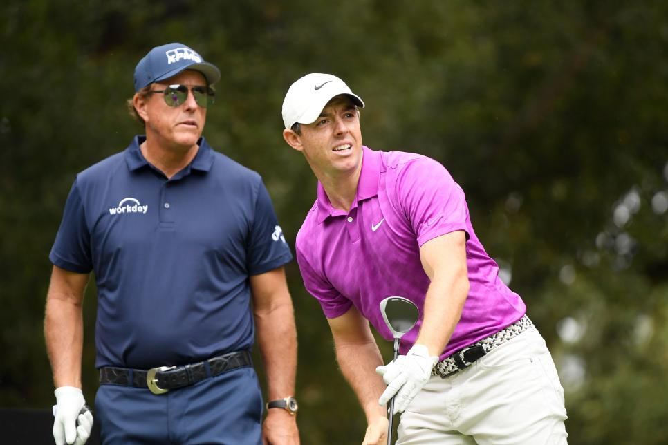 Rory McIlroy delivered quite a dagger at Phil Mickelson before leaving Kiawah