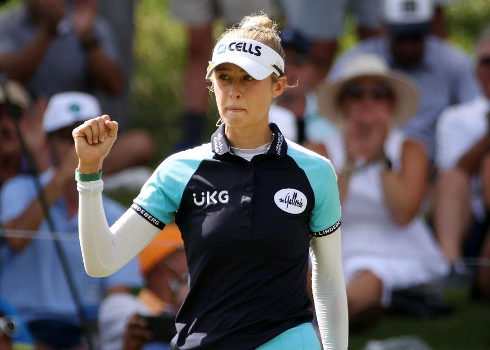 Nelly Korda rises to the challenge with an inspired win at the KPMG Women’s PGA