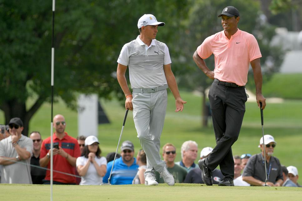 Rickie Fowler may join Tiger Woods on the couch again to watch the U.S. Open