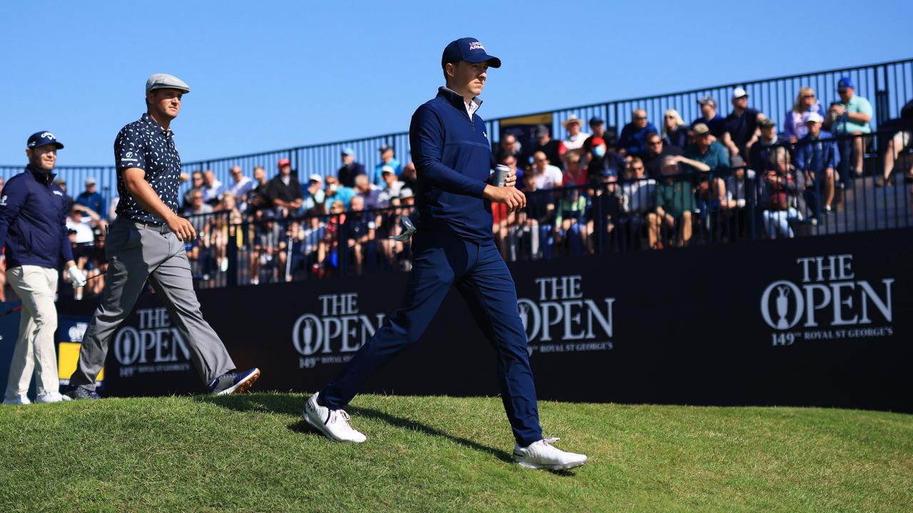 Jordan Spieth sums up links golf after sizzling 65: It’s not hitting a ‘driving-range shot in Palm Springs’