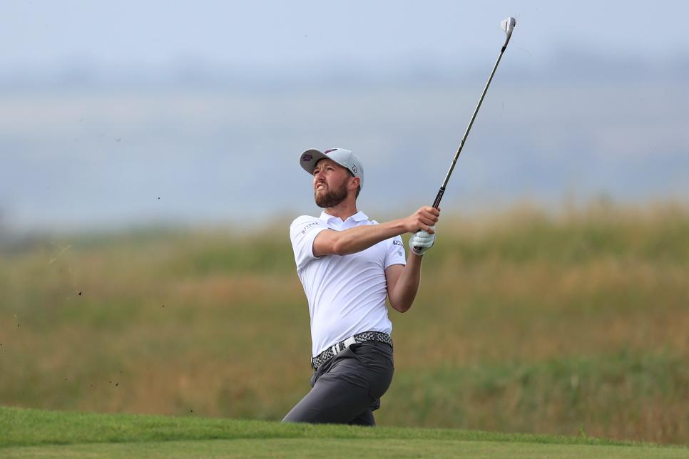 The best quote from Day 1 at the Open belongs to a supermarket truck driver