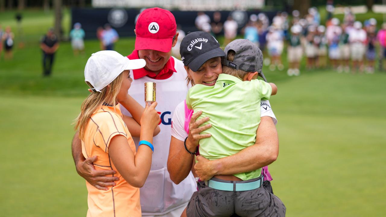 Annika Sorenstam is a USGA champion again after learning to mix golf and family