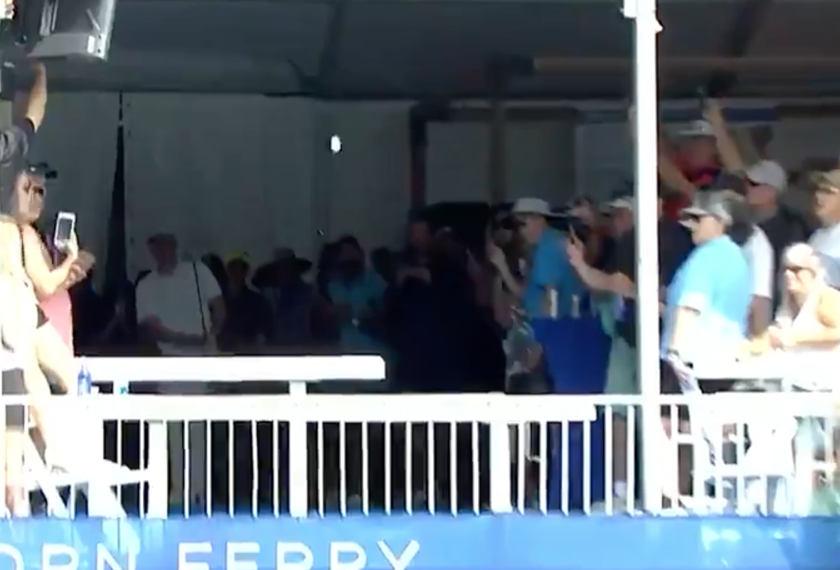 Korn Ferry Tour pro plays Phil Mickelson-esque shot from grandstands, becomes instant folk hero in Boise