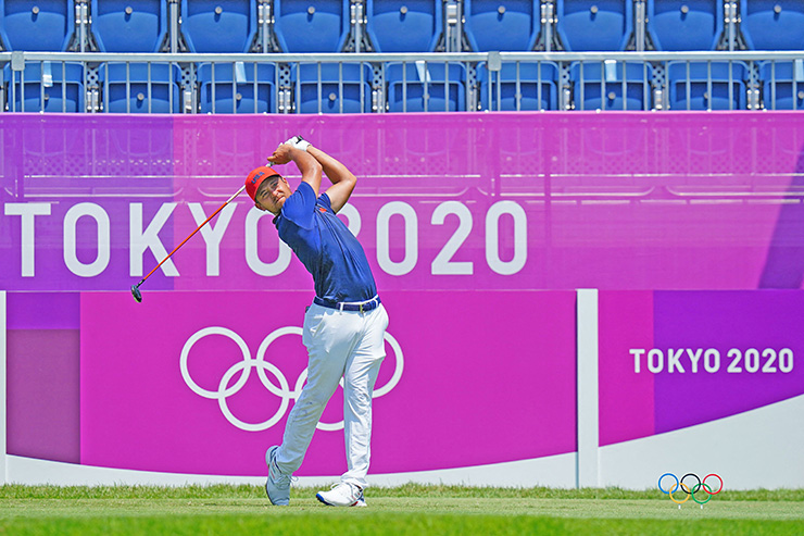 The clubs Xander Schauffele used to win the gold medal at the Olympics