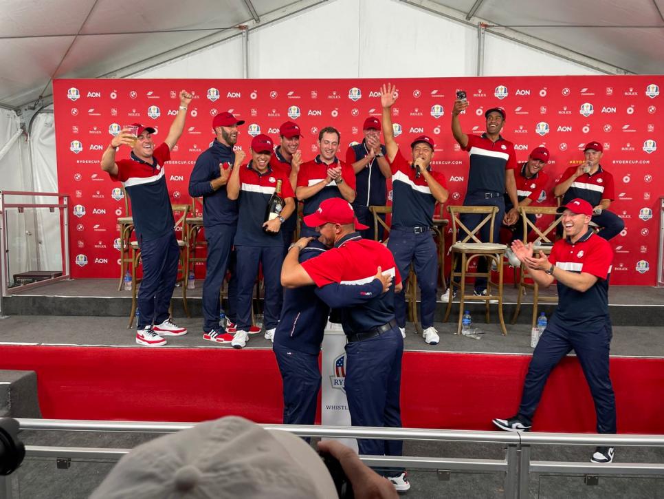 Team USA gave one of the most hilarious press conferences in golf history