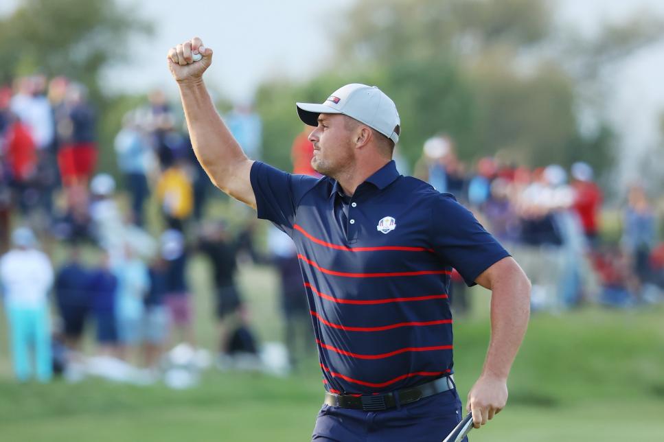 Bryson DeChambeau rides the long ball to fan favorite on Day One