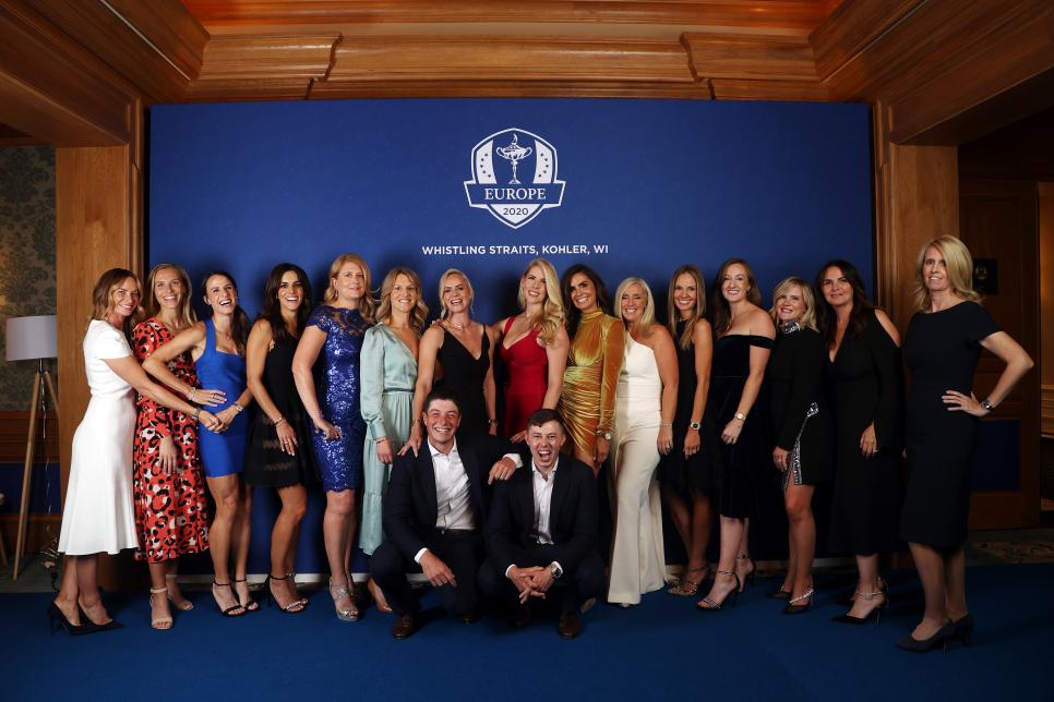 The best photos from Wednesday’s Team Europe Ryder Cup dinner
