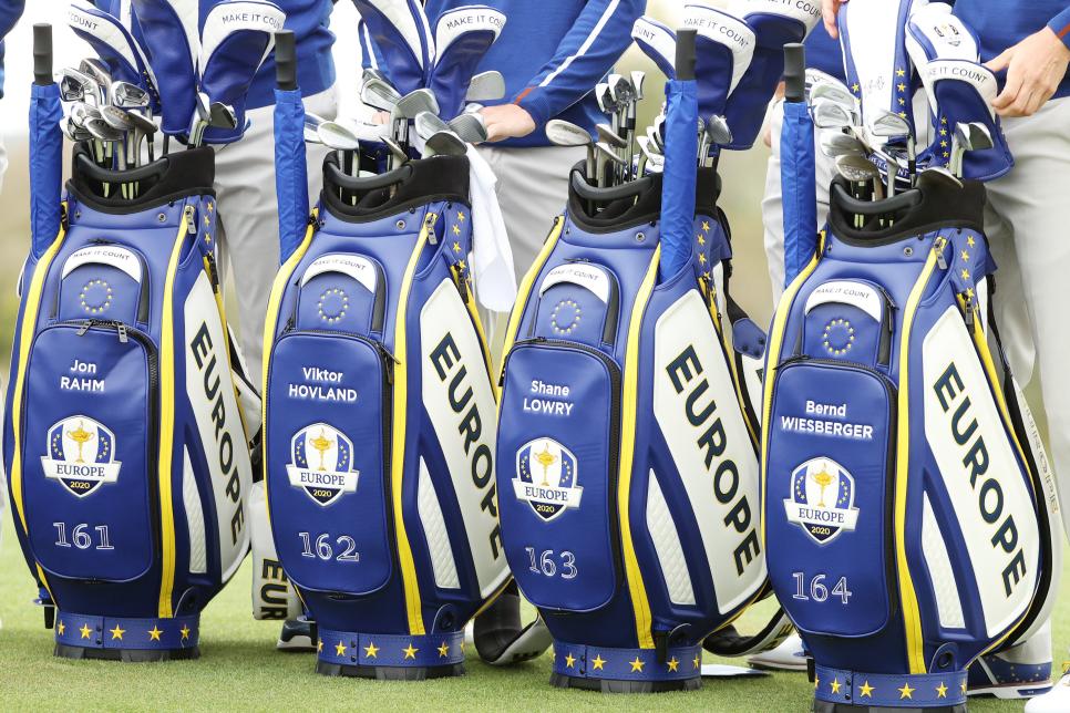 Captain Padraig Harrington reminds his players fewer have competed in matches than gone to space