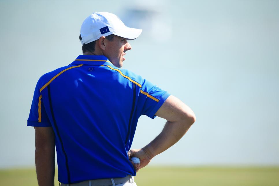 Rory McIlroy benched for first time in Ryder Cup career as Saturday pairings revealed