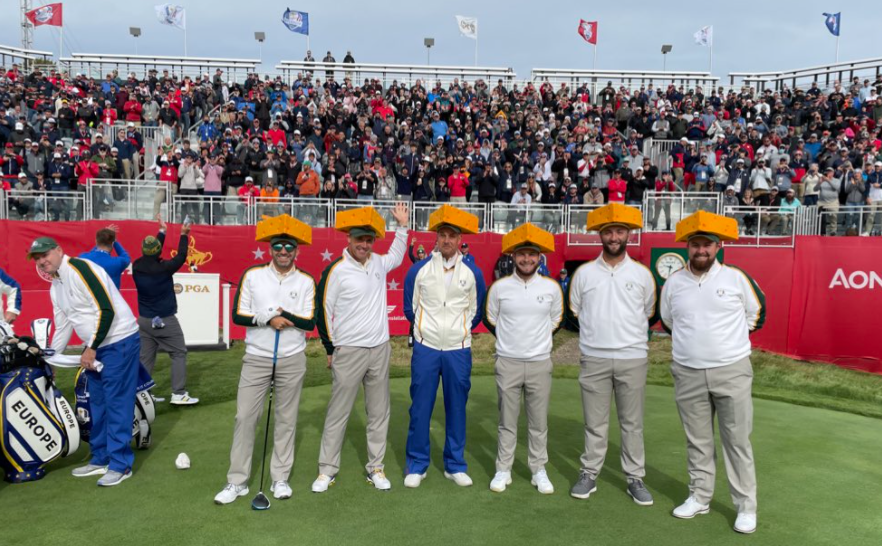 The European Team pulled an absolutely brilliant move to get the U.S. fans on their side