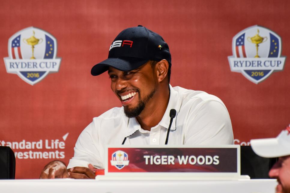 Tiger Woods apparently sent a helluva text message to Team USA