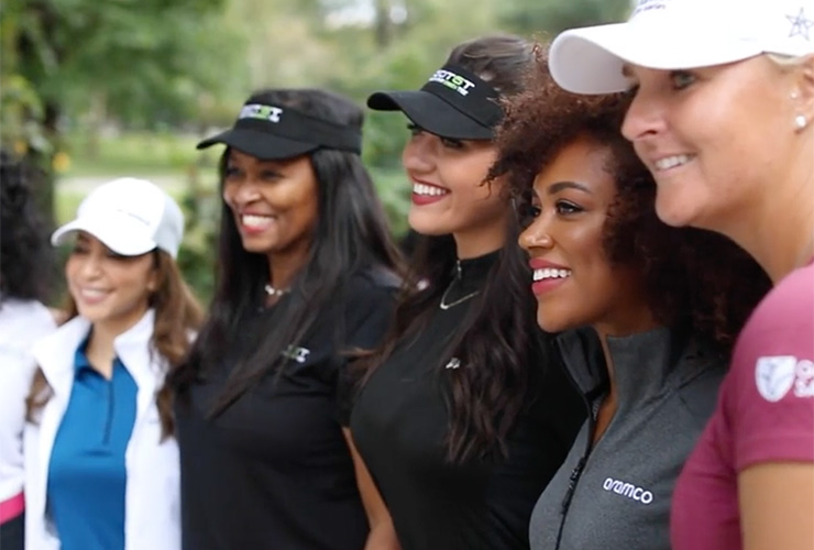 WATCH: The Aramco Team Series – New York aims to be a Driving Force in helping support equality within golf