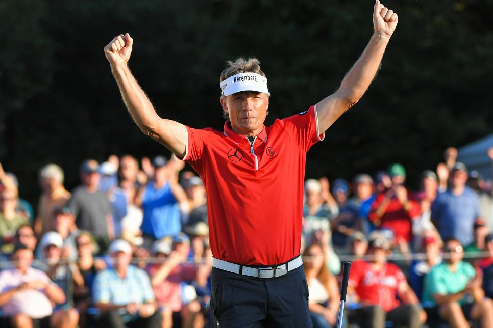 All hail Bernhard Langer, who sets record for oldest Champions Tour winner at 64