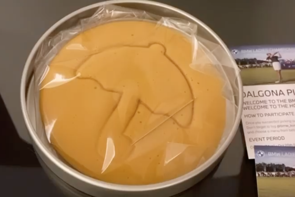 LPGA players were welcomed to Korea with the terrifying ‘Squid Game’ cookies
