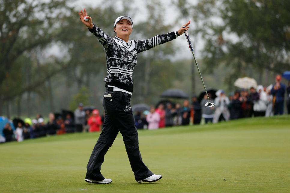 Jin Young Ko ties remarkable LPGA mark in runaway win at the Cognizant Founders Cup