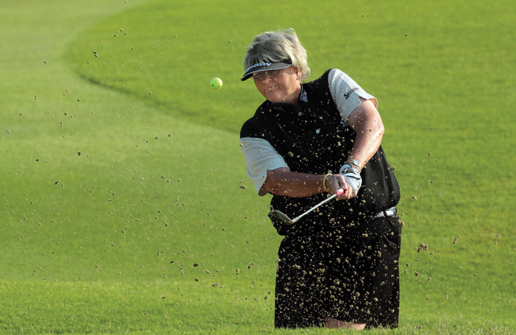 Dame Laura Davies says goodbye to a trusty old friend