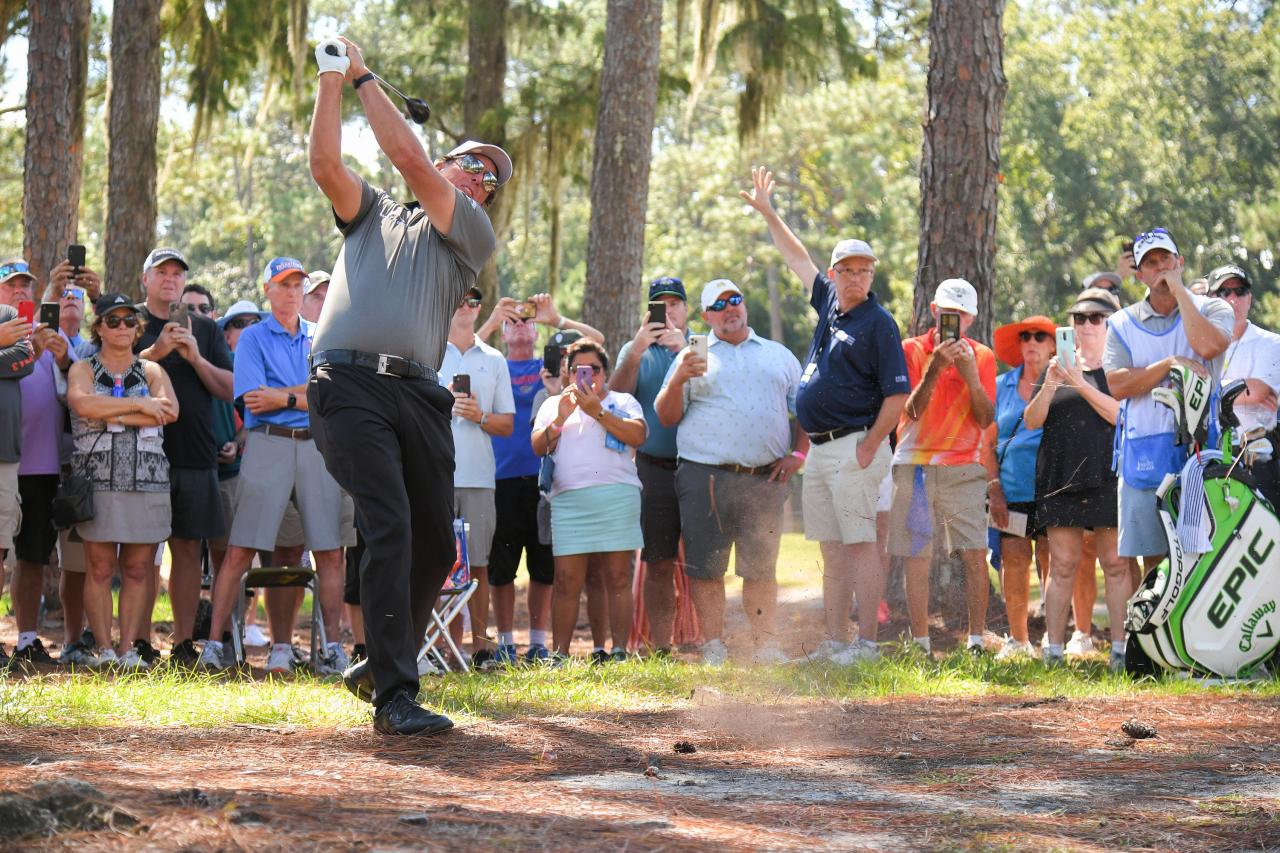 Phil Mickelson’s latest PGA Tour Champions win is the most wildly entertaining of them all