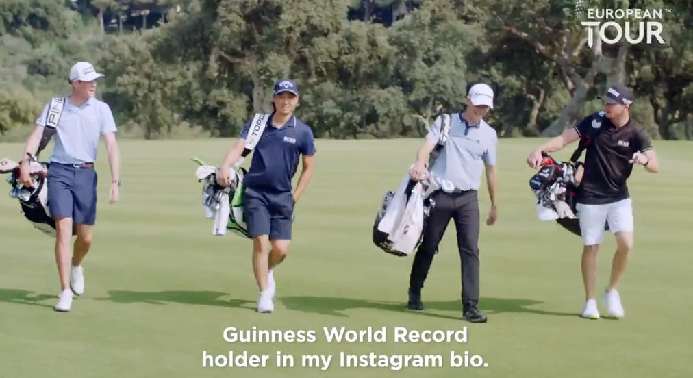 European Tour pros shatter world record for fastest hole played