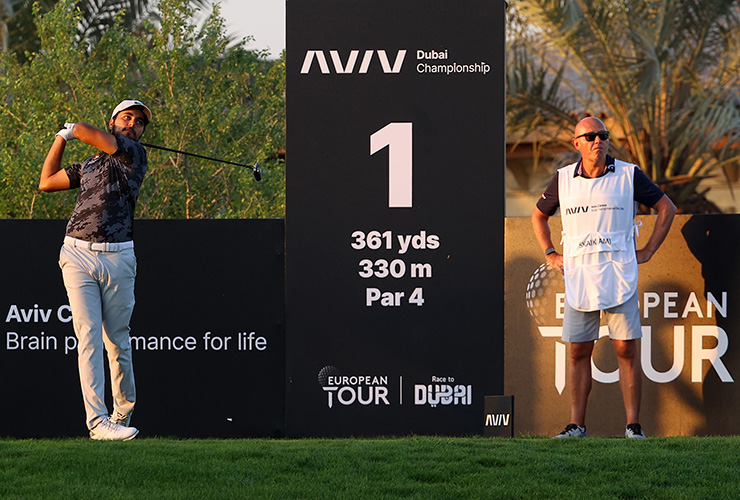 JB Hansen has the lead, Dubai’s Ahmad Skaik the main (local) headline after low scoring start to AVIV Dubai Championship