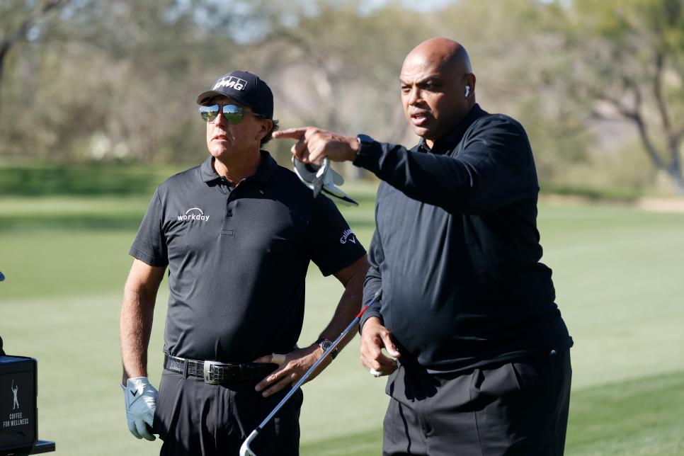 Mickelson, Barkley to call Koepka-DeChambeau match