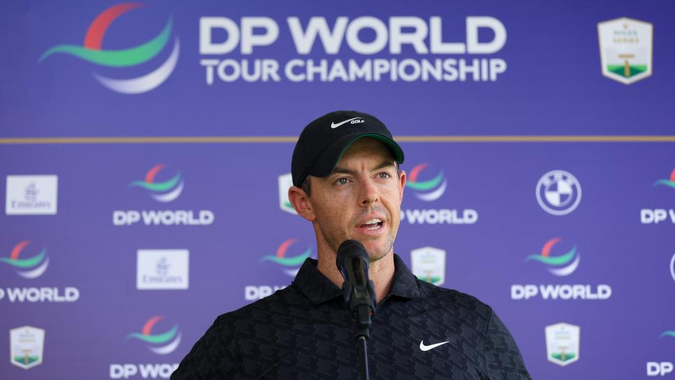 Rory McIlroy says he’s minding his carbon footprint and is pushing for golf to keep going ‘green’