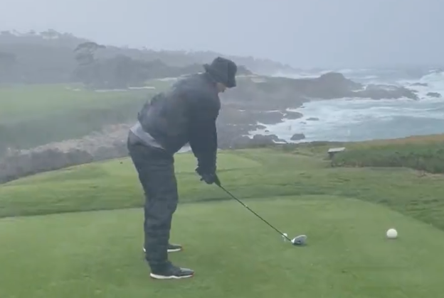 This video of a golfer playing Cypress Point in 70-mph winds is not for the faint of heart