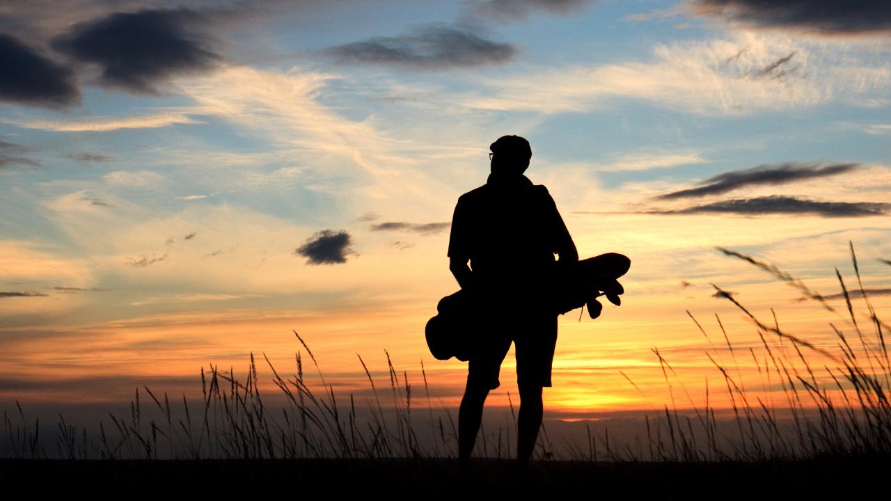 After a favourite golf partner’s death, a new life as a single