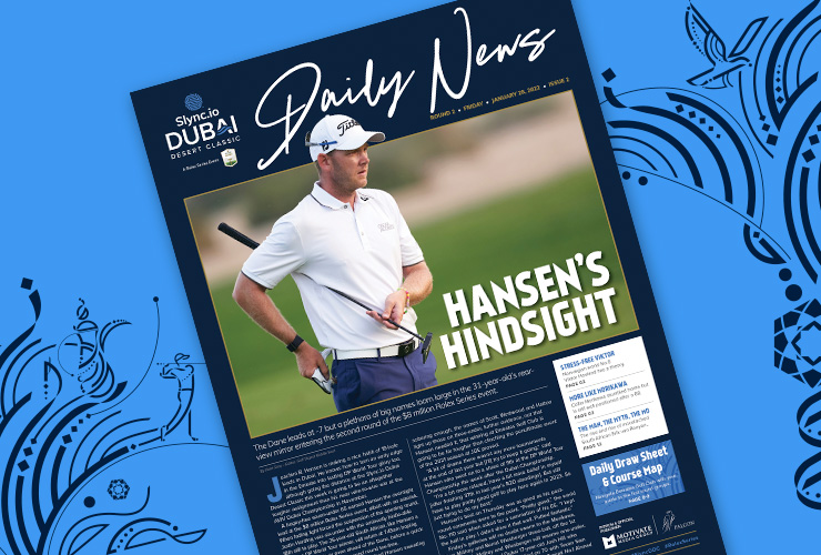 Get your official Slync.io Dubai Desert Classic ‘Daily News’ FREE here