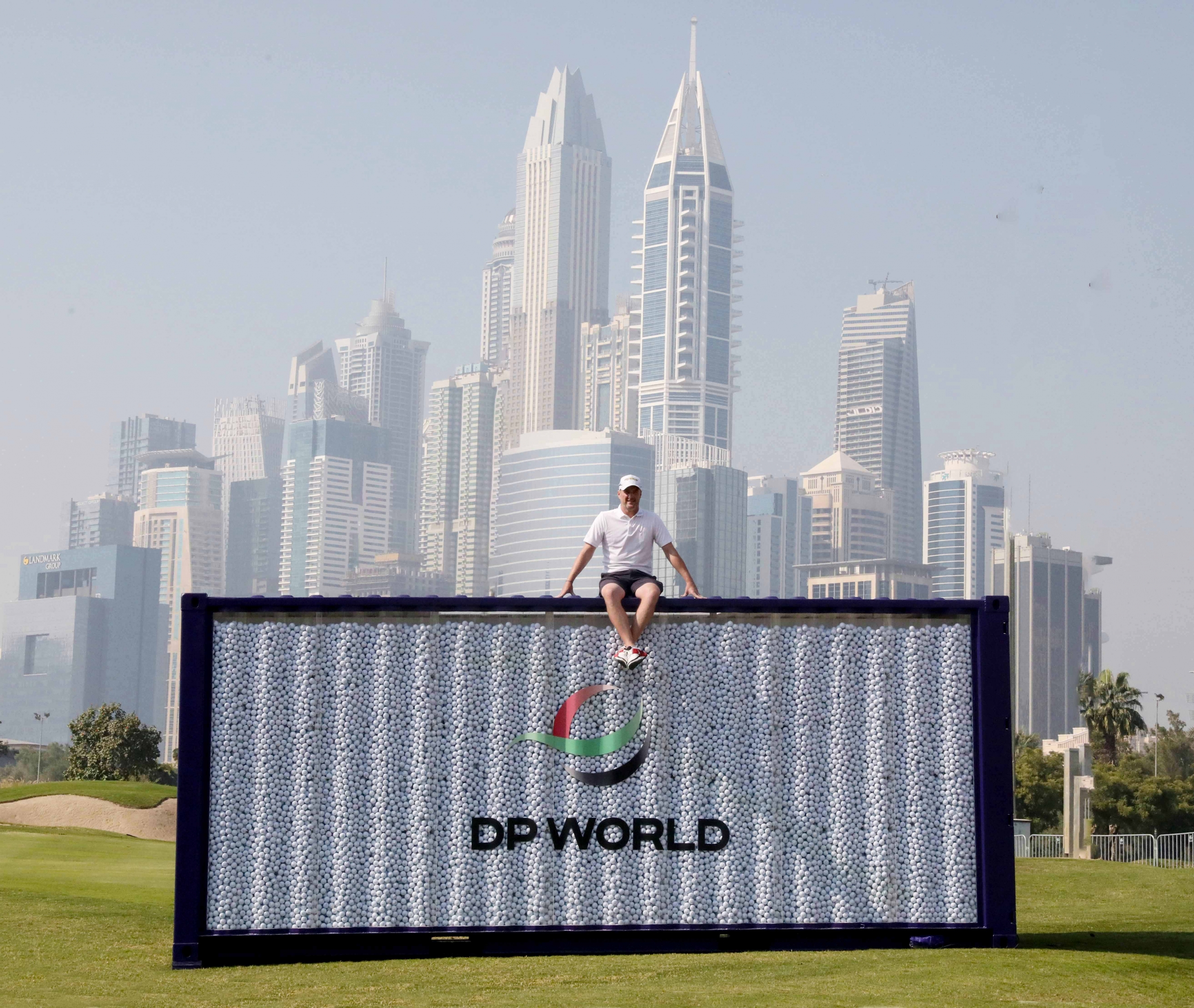 DP World creates unique shipping container as part of grassroots campaign to give used balls a second life