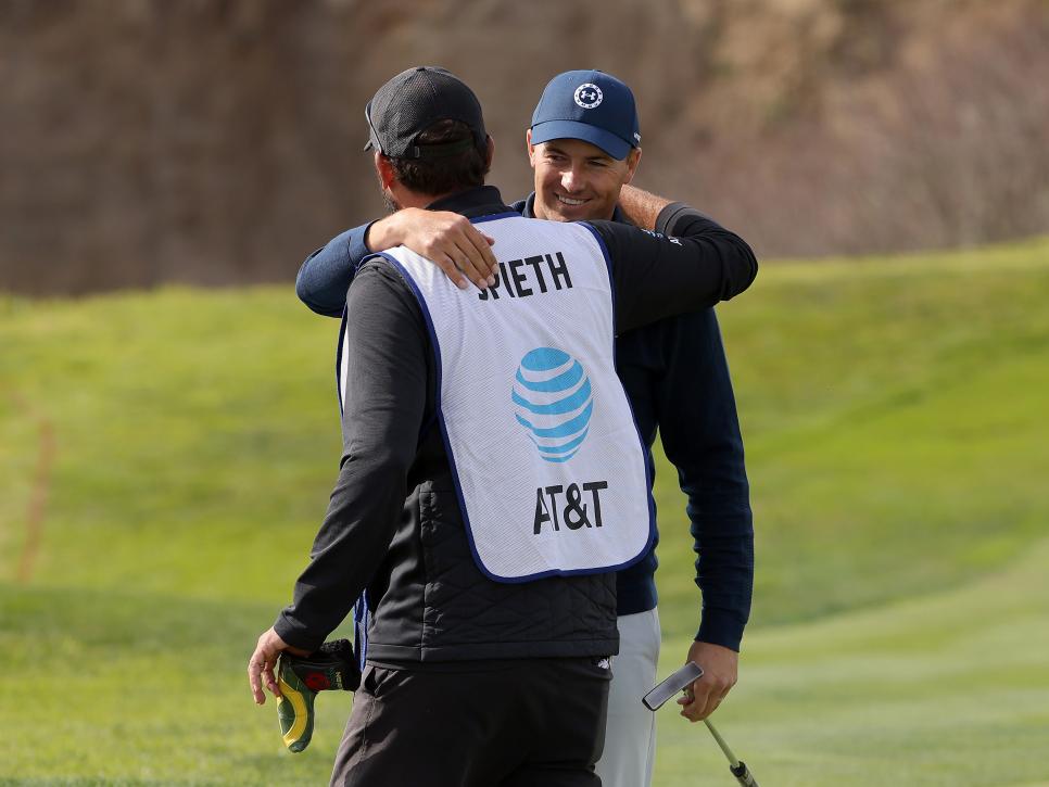 Jordan Spieth lives to tell about ‘the most nerve-wracking shot I’ve ever hit’ on Pebble Beach cliff