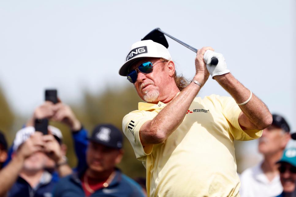 Miguel Angel Jimenez’s second ace of the tournament cinches second victory of the season