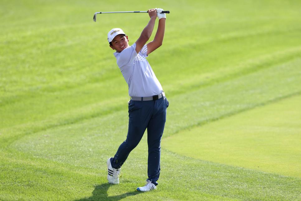 This 14-year-old Thai golfer is convincing tour pros he’s the next up-and-comer to follow